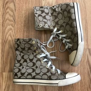 Classic Coach Hightop Sneakers